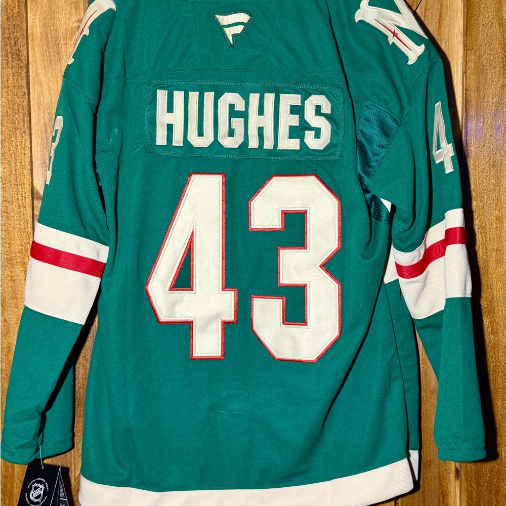 Quinn Hughes Minnesota Wild Jersey - Picture 2 of 2